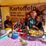 Kartoffelstand von Bauer Wolter auf dem Flämingmarkt in Borkheide